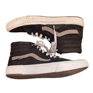 Vans Black Suede BMX Skate Hi Sneakers Size 6.5